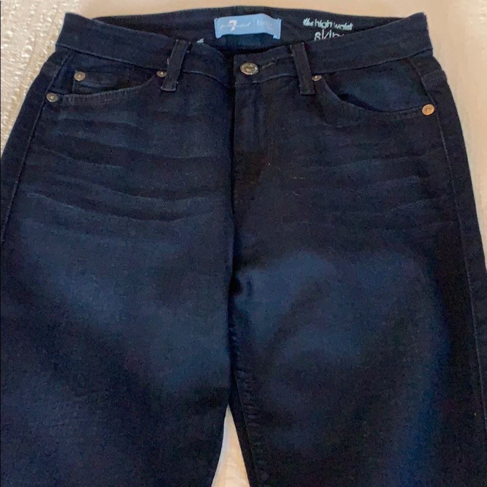 7 For All Mankind b(air) high waist skinny’s.